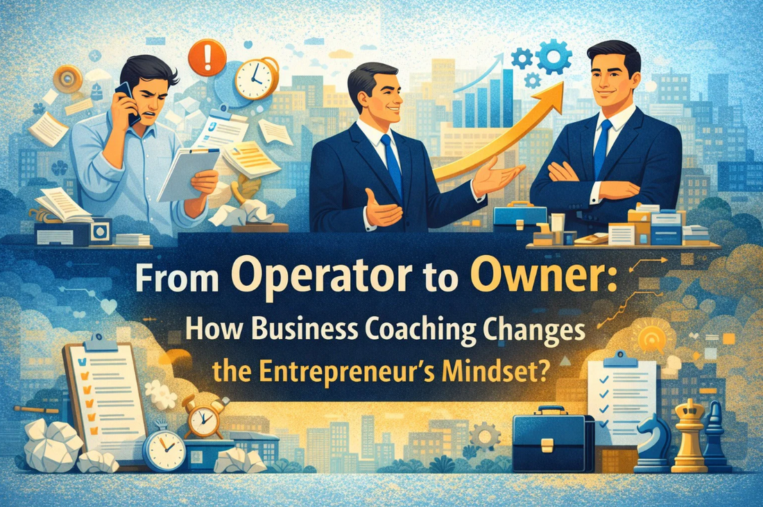 From Operator to Owner: How Business Coaching Changes the Entrepreneur’s Mindset?
