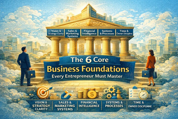 The 6 Core Business Foundations Every Entrepreneur Must Master.