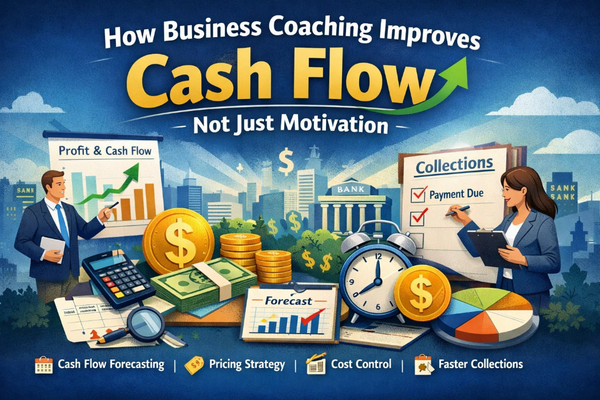 How Business Coaching Improves Cash Flow, Not Just Motivation?